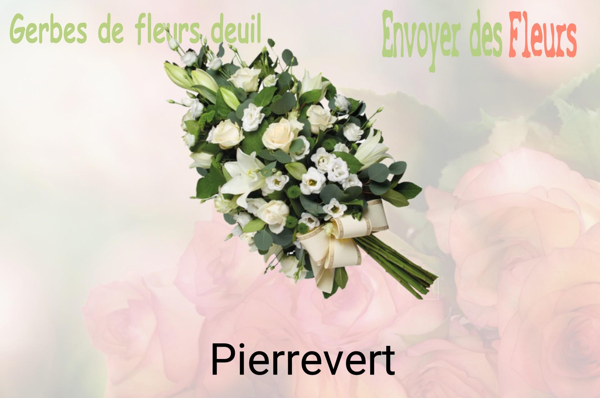 Gerbe de fleurs de deuil livrée à Pierrevert